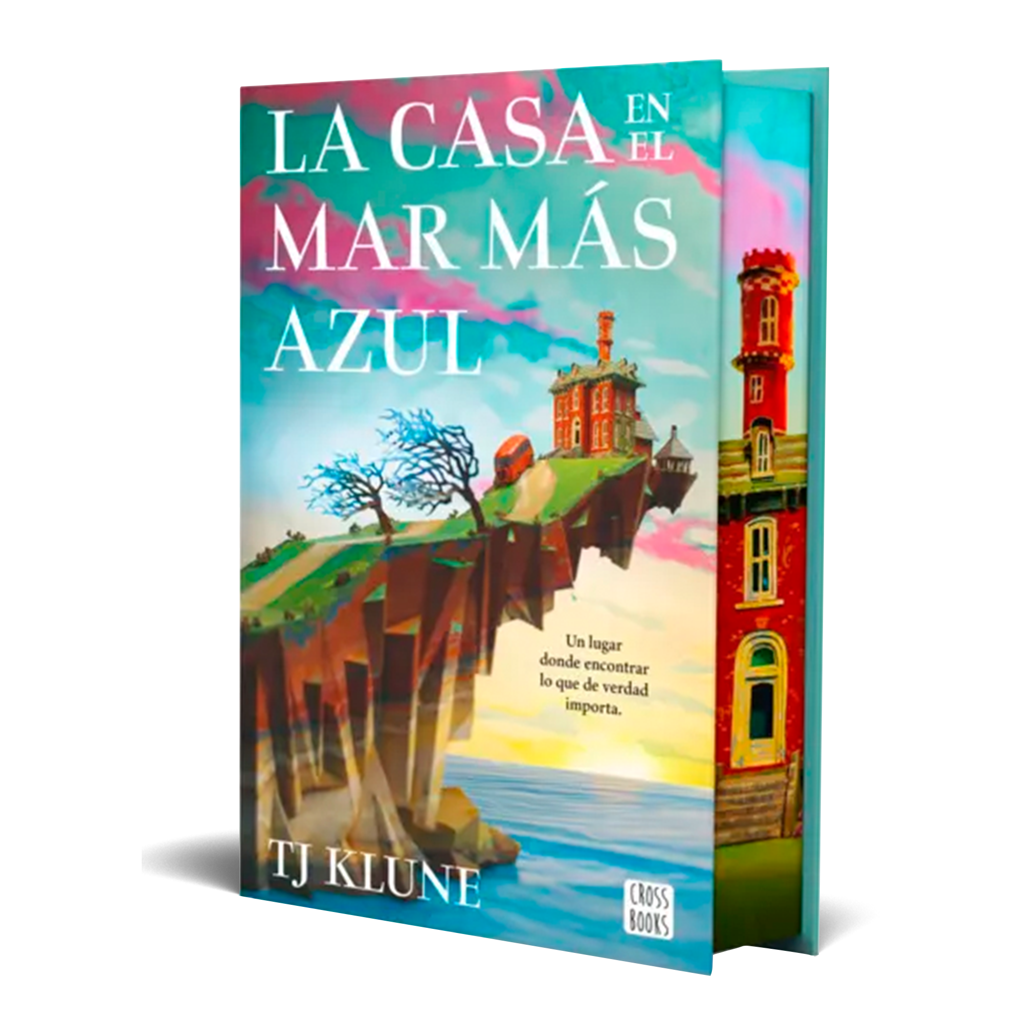 La casa en el mar más azul - Edición pasta dura con cantos tintados